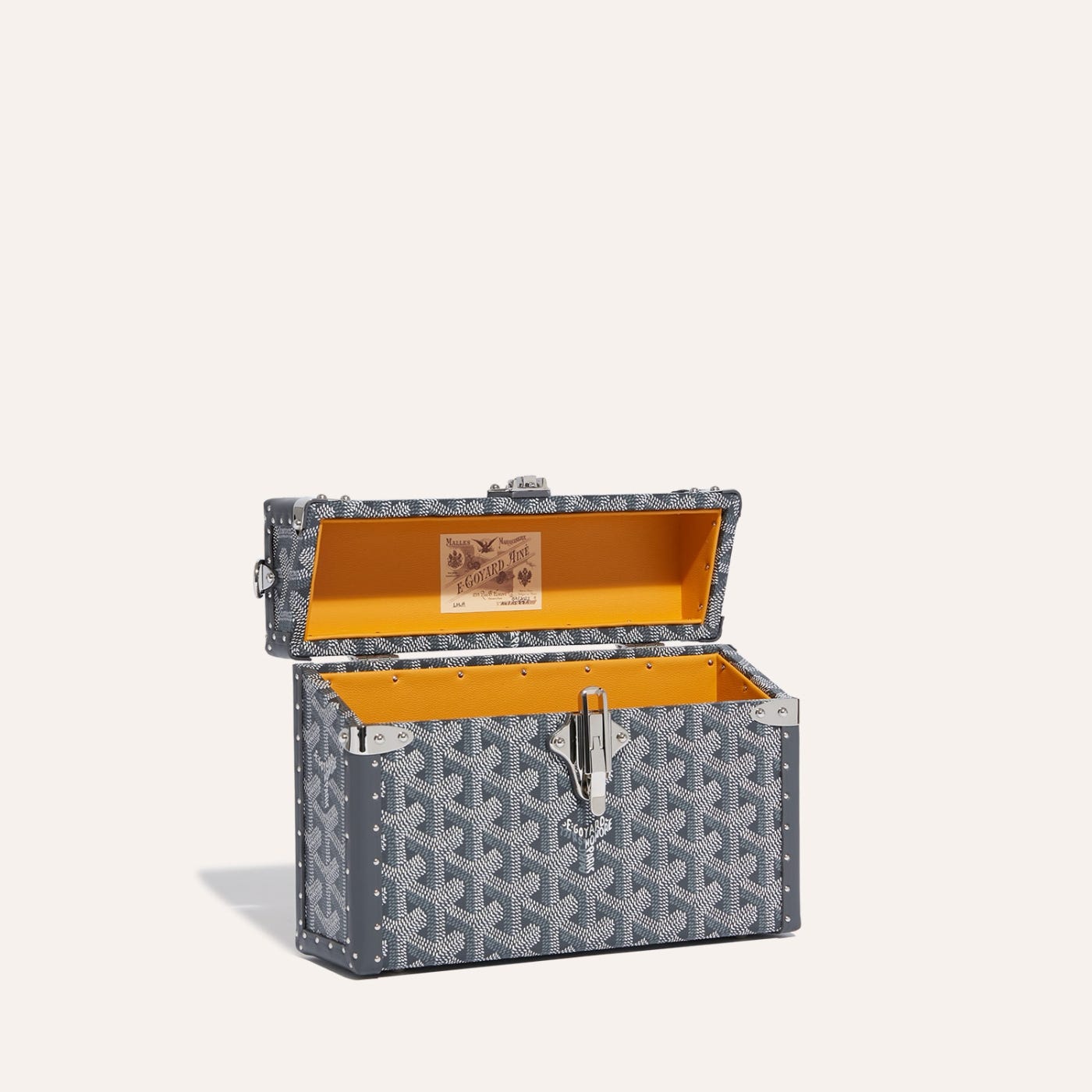 Goyard Cassette Trunk Bag Grey - Image 4